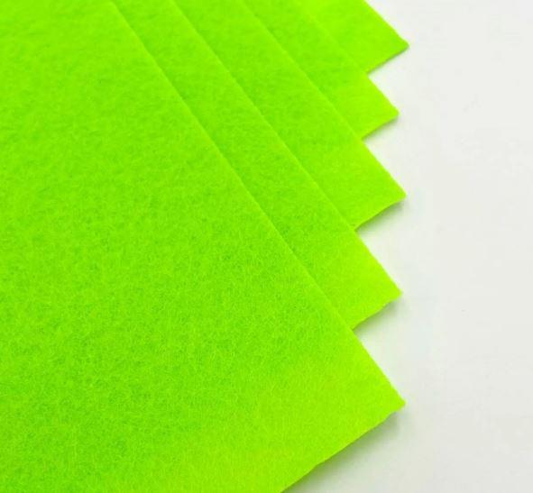 Фетр жорсткий "JO" "HARD" /170HQ015/ А4 салатовий, 1,2 мм, 170 г/м², фото 1