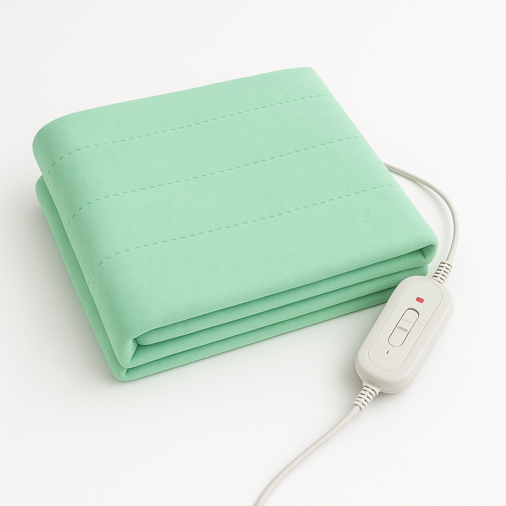 Електропростинь з підігрівом Туреччина YASAM 120х160см салатовий, фото 1