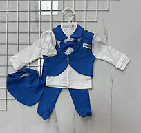 Костюм дитячий 4 в 1 трикотажний на хлопчика 62-74 см "PONI KIDS" купити гуртом в Одесі на 7км