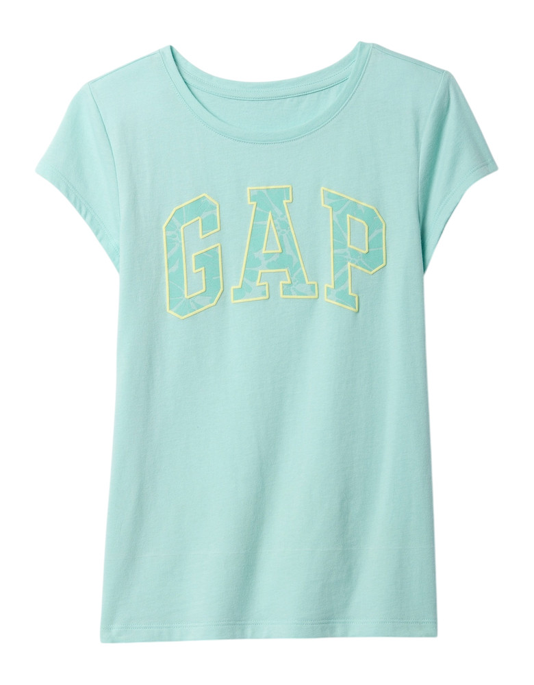 Дитяча футболка GAP з логотипом 1159843168 (Бірюзовий M), фото 1