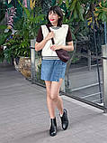 Жіноча спідниця-шорти UNIQLO із легкої джинсової тканини 1159843545 (Синій M), фото 10