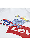 Дитячий комплект Levi's футболка та шорти 1159843573 (Синій/Білий 116-122), фото 4