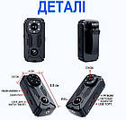 Wi-Fi міні відеокамера MD37 Full HD 1080p з диктофоном, PIR датчиком руху, нічною зйомкою, фото 9