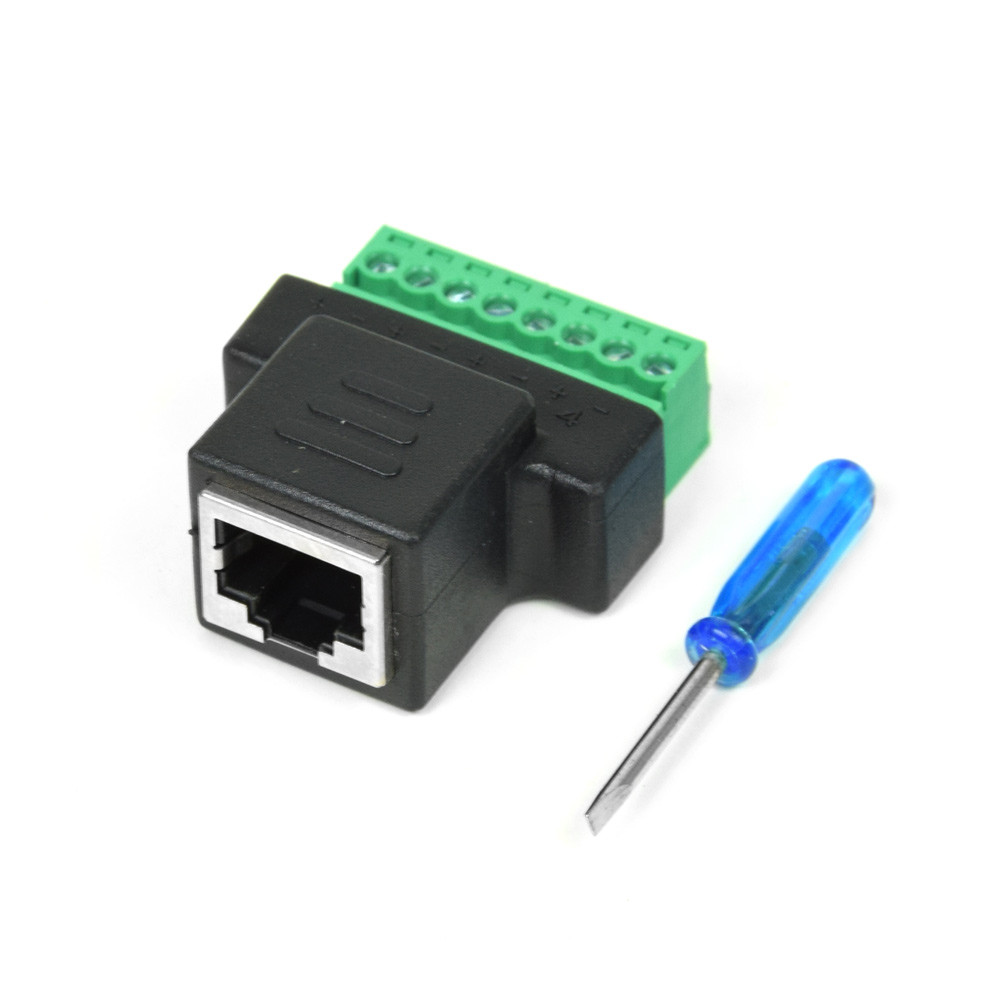 Конектор RJ45 під затискач (female), фото 1