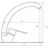 Змішувач для кухні DOMINO BLITZ DBC-203S, фото 4