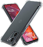 Прозорий чохол MultiCam Motorola Moto G05 (з посиленими кутами)