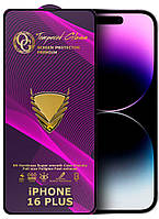 Захисне скло GoldenArmor iPhone 16 Plus (Повне клейлення)