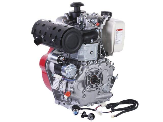 Двигун 192FE — дизель (під шліци діаметр 25 мм) (14,8 к.с.) з електростарером TT, фото 1