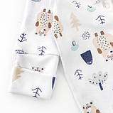 Чоловічок для немовлят із зовнішніми швами на кнопках Forest Bear, фото 3