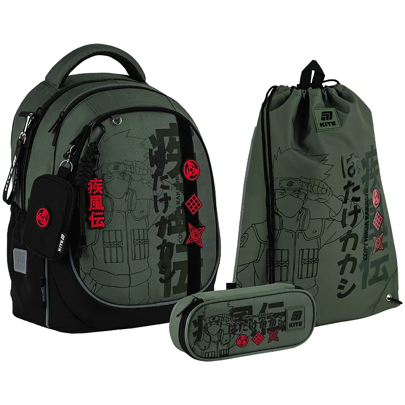 Шкільний набір Kite Education Naruto Shippuden SET_NR25-700M, фото 1