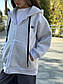 ЗІП ХУДІ сіра меланж, фото 5