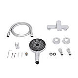 Змішувач для душу Qtap Slavonice з душовим гарнітуром QTSLV4042103C Chrome, фото 6