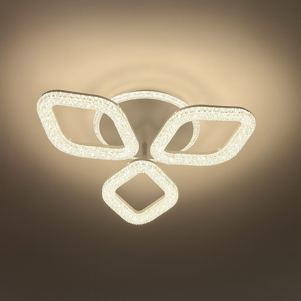 Люстра світлодіодна F+Light 84W до 18 м² колір Білий FP-23516-3H, фото 1