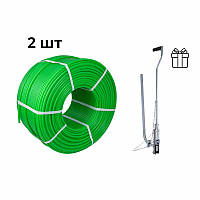 Акційний набір Thermo Alliance: 2 бухти Труба PE-RT EVOH GREEN, 5 шарів, 16×2,0 мм (600 м) + Такер ТК-100 в подарунок