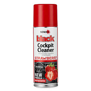 Поліроль для панелі приладів Nowax Cockpit Cleaner Spray Полуниця, 200мл