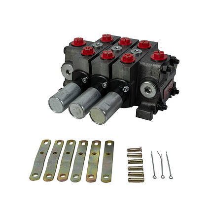 Гідророзподільник МТЗ-1221 (3-секційний) (MPC70.4/2.PM.111, МРС70.4/2.РМ.113 (426)) (в-во S.I.L.A. РП70-1221.1, фото 1