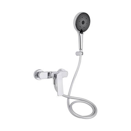 Змішувач для душу Qtap Slavonice з душовим гарнітуром QTSLV4042103C Chrome, фото 1