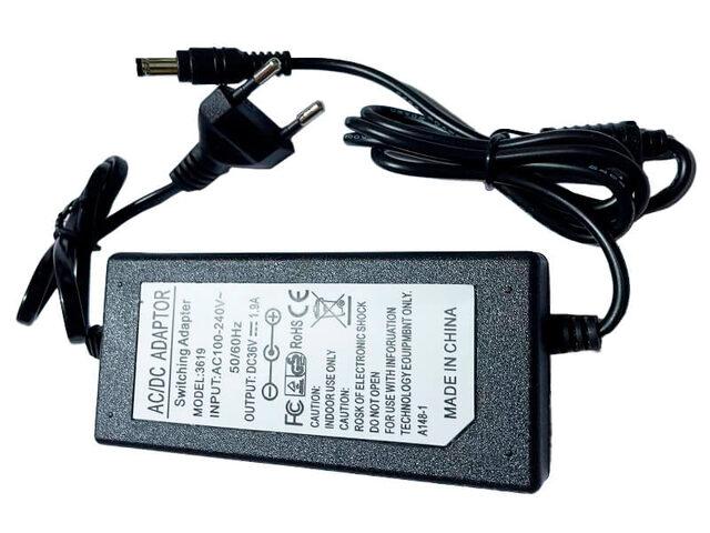 Зарядний пристрій TT AGRO MOTO DC36.0V 1.9A на електровелонабір, фото 1