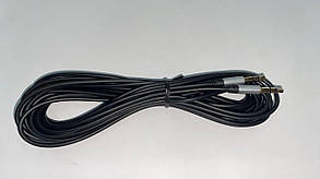 Шнур AUX міні (3.5 мм stereo – 3.5 мм stereo), метал, gold, 5 м, фото 2