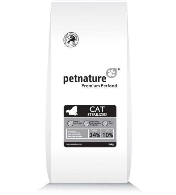 PetNature Збалансований сухий корм для стерилізованих котів 10 кг, фото 1