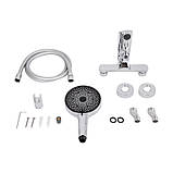 Змішувач для ванни Qtap Slavonice (з душовим гарнітуром) QTSLV259CRM48034 Chrome, фото 7