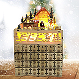 Різдвяний адвент календар з підсвічуванням на 24 дні, фото 8