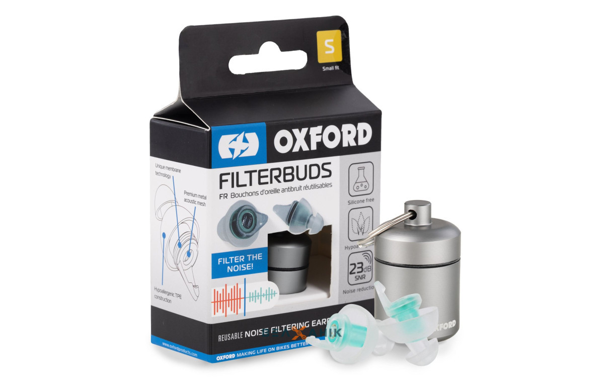 Мотоберуші Oxford Filterbuds small fit 23 SNR, фото 1