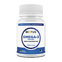 Омега-3 ісландський риб'ячий жир, Omega-3 Fish Oil, Biotus, 1000 мг, 60 капсул