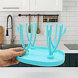 Сушарка для дитячих пляшечок A777-106 / Підставка для сушіння пляшечок та сосок, фото 5