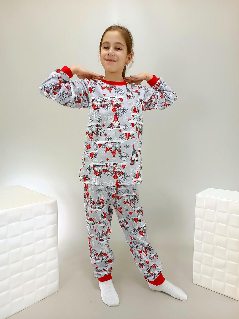 Піжама підліткова Triko Гноми 140 см Різнокольоровий (50906222-1), фото 1