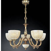Люстра RECCAGNI ANGELO L 5700/5 oro franc/ambra