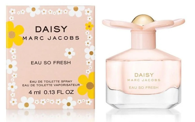 Туалетна вода для жінок Marc Jacobs Daisy Eau So Fresh 4 мл Мініатюра, фото 1