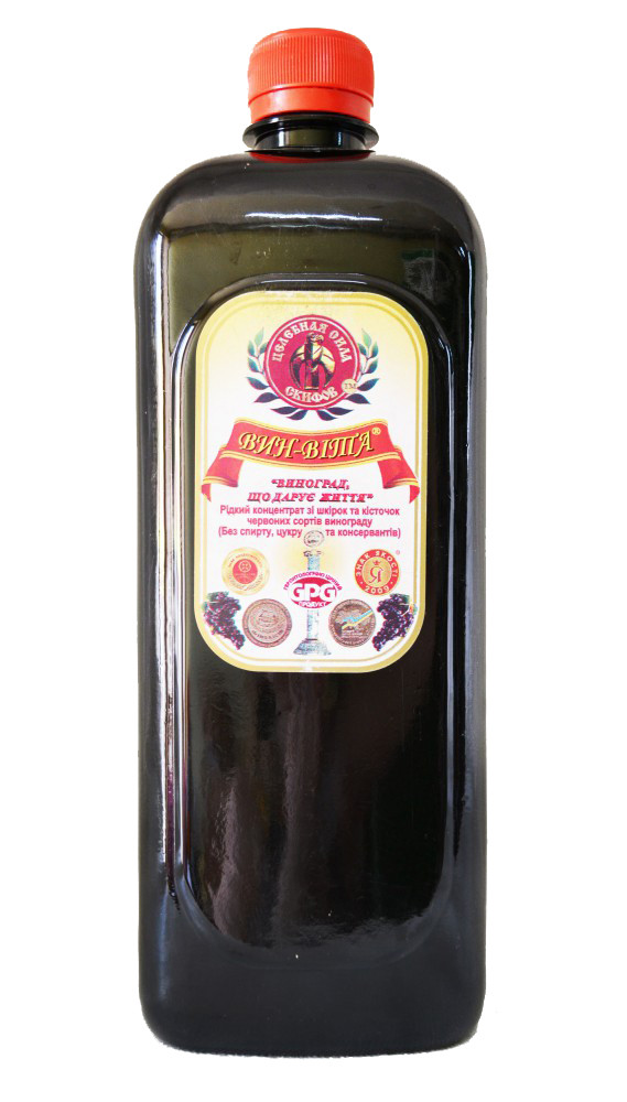 Він-Вита — концентрат біофлавоноїдів із кісточок винограду, потужний антиоксидант 1 л