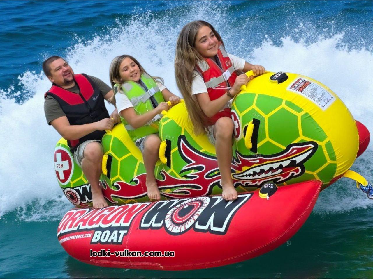 Тримісний водний банан Wow Dragon 3P, фото 1