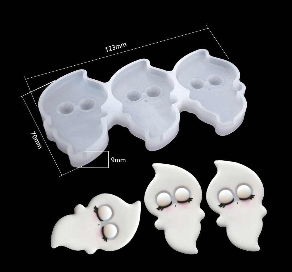 Силіконова форма для льодяників Привиди