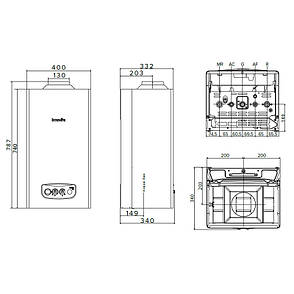 INNOVITA KALDAIA ECO 24NG Котел газовий ДИМОХІДНИЙ, фото 2