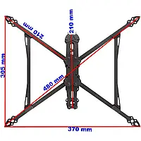 Рама для FPV-дрона Mark4 V2, 10", Carbon