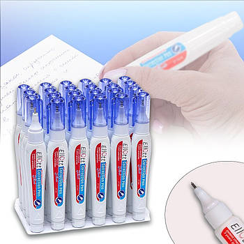 Коректор у вигляді ручки на 8 мл Ellott LT707-24 в упаковці 24 шт