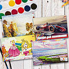 Альбом А4 на скобі з 16 аркушами з глянсовою обкладинкою щільність 120 г/м² для малювання, фото 3