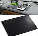 Протиковзний килимок в автомобіль ПВХ 27 х 15 х 1.1 см Black, фото 8