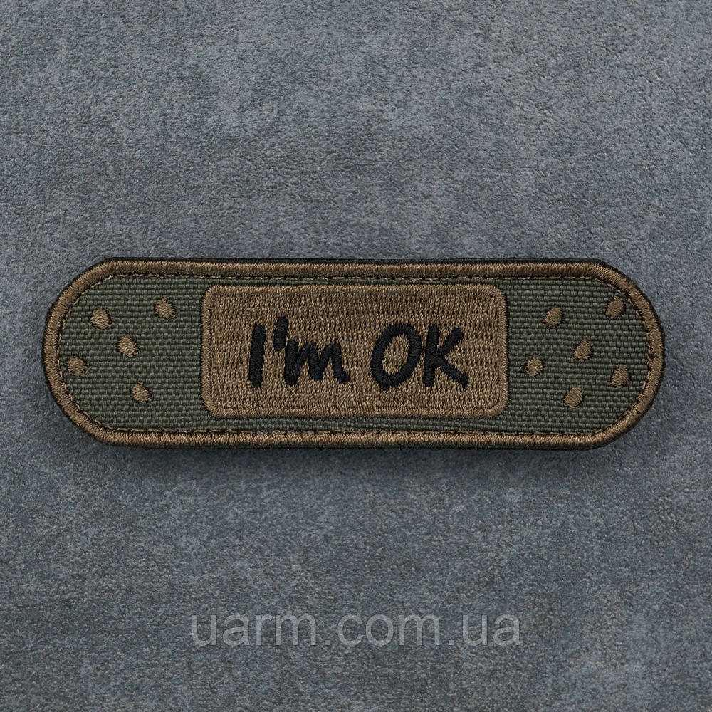 Шеврон Медик Пластирь "I'm OK" 10 х 3 см, фото 1