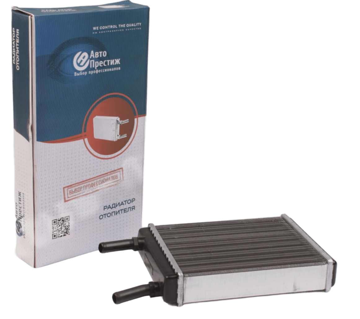 Радіатор опалювача Волга 2410 d=16 зі спіраллю (турбулізатор) (алюміній) (пр. Авто Престиж), фото 1