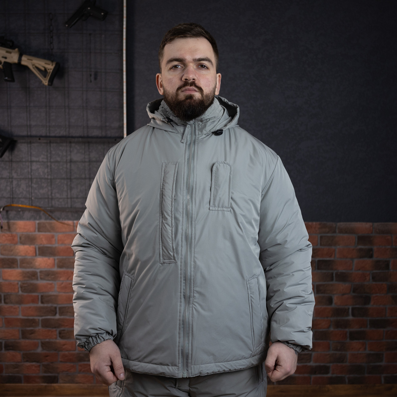 Бушлат Grifon Tundra Level 7 (плащівка) сірий 50 МК, фото 1