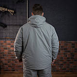 Бушлат Grifon Tundra Level 7 (плащівка) сірий 50 МК, фото 6