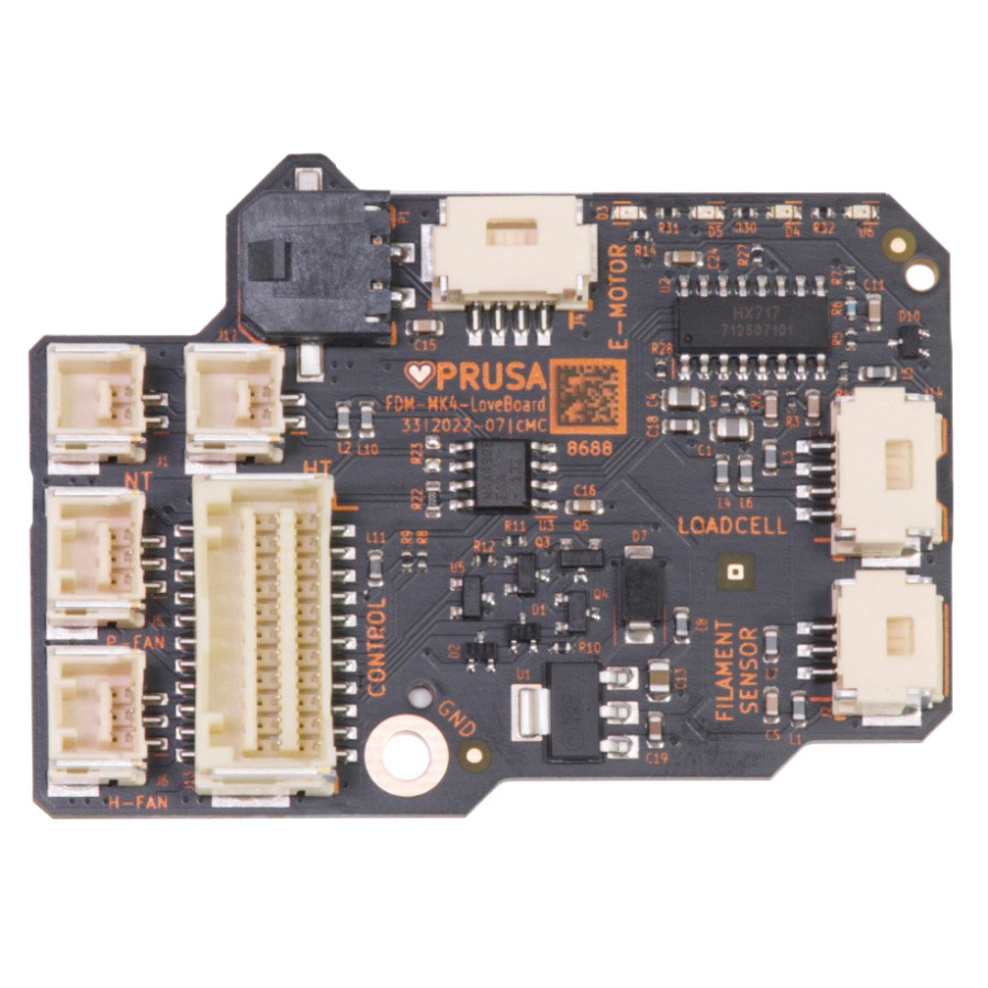 Плата друкуючої голови Prusa LoveBoard BR-DL-1 для MK4/ MK3.9/ MK4S/ MK3.9S/ CORE One (оригінал), фото 1