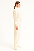 Стильний жіночий костюм білий (B03), фото 4