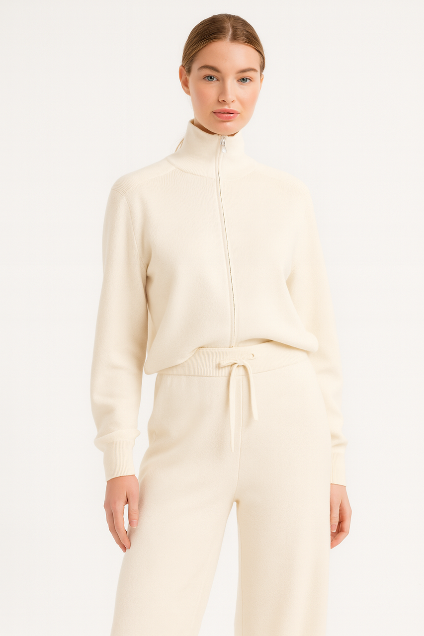 Стильний жіночий костюм білий (B03), фото 1