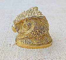 Наверші-тильник бронзовий для ножа "Сова", фото 3