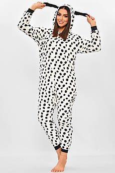 Жіноча піжама кігурумі молочного кольору з принтом р.M 205752M