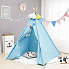 Дитячий намет вігвам 90x80x80 см KRO-110 Blue блакитний, фото 8